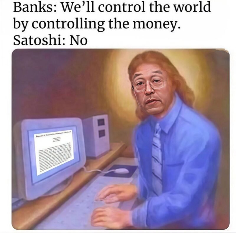 Satoshi Nakamoto responde no a los bancos y escribe el whitepaper de bitcoin